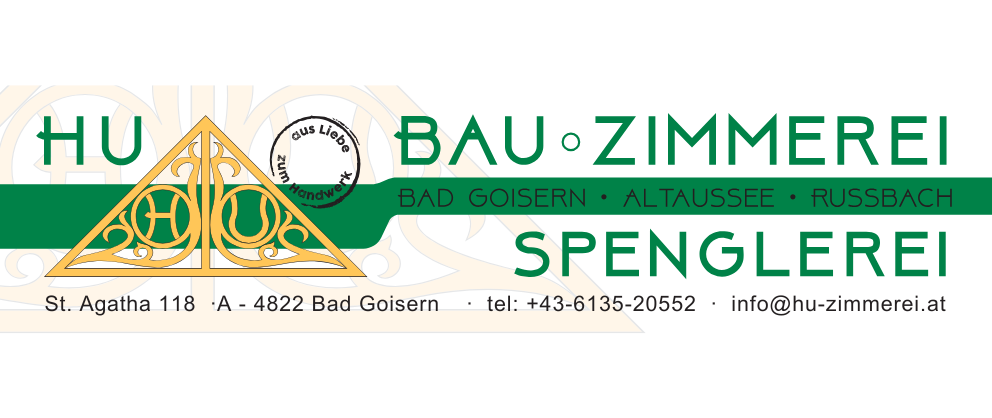 Firma Hu-Bau Zimmerei_Logo quer